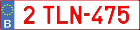 Truck License Plate